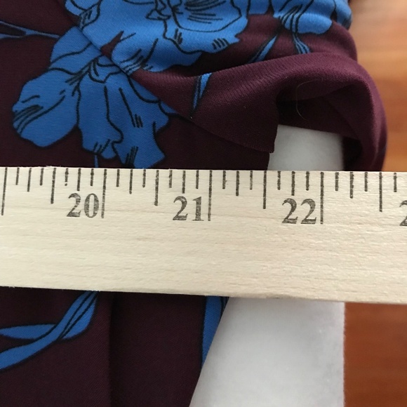 LAUREN RALPH LAUREN Floral Midi Dress 3/4 Sleeve Swing Women’s Plus Size 16 1X - Picture 12 of 16